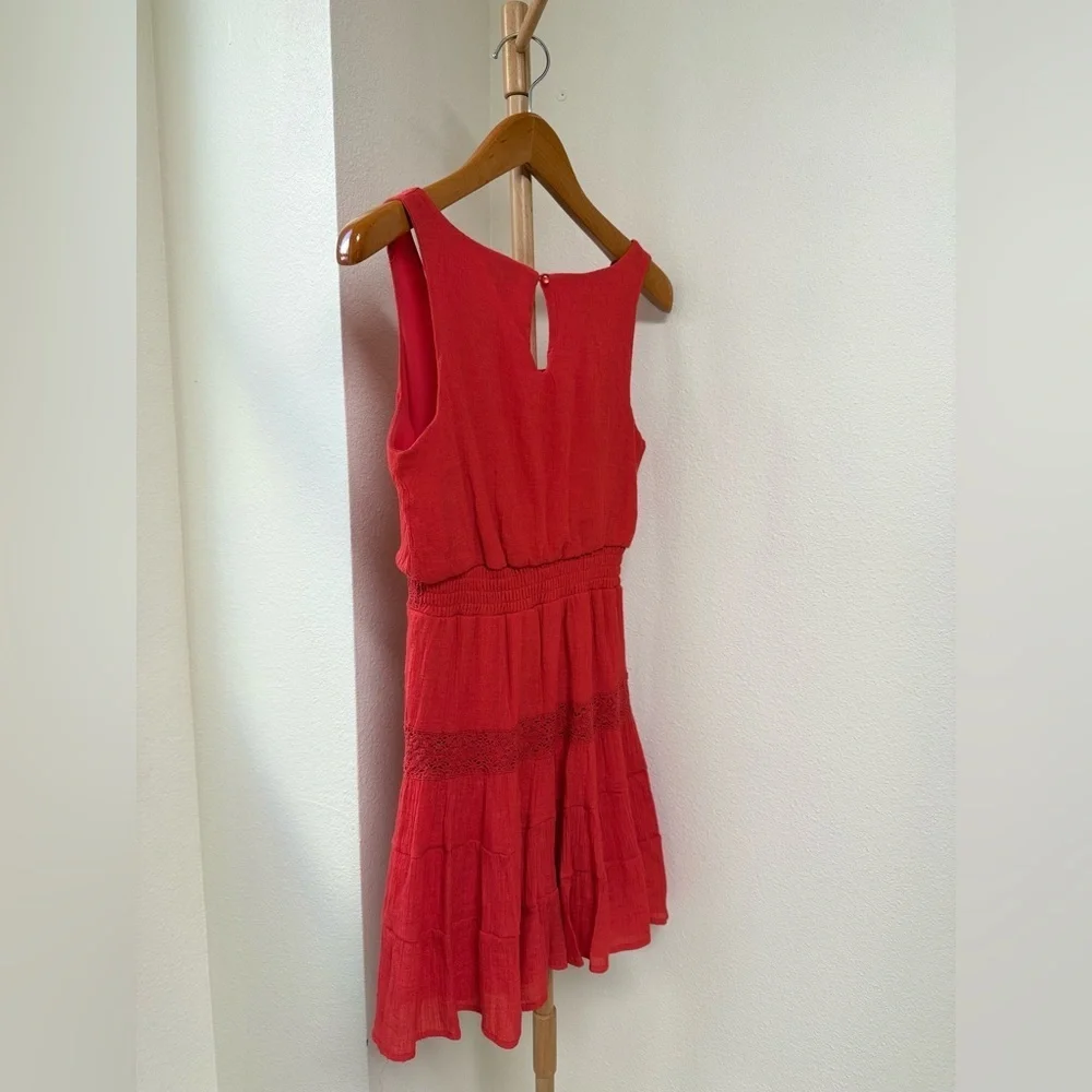 Vintage Lily Rose Red Sleeveless Dress Women’s Size Medium